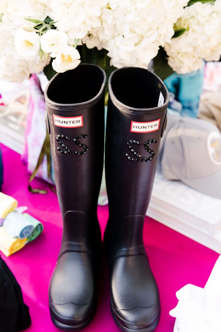 kat Oh jee Losjes Personalized Monogram Hunter Boots - The Sutton Concept
