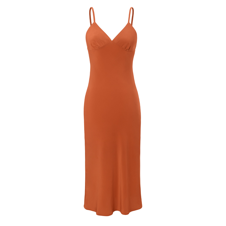 Amber Sakai Slip Dress Rust - The Sutton Concept