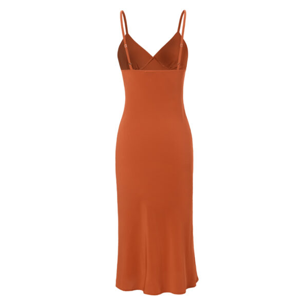 Amber Sakai Slip Dress Rust - Image 2